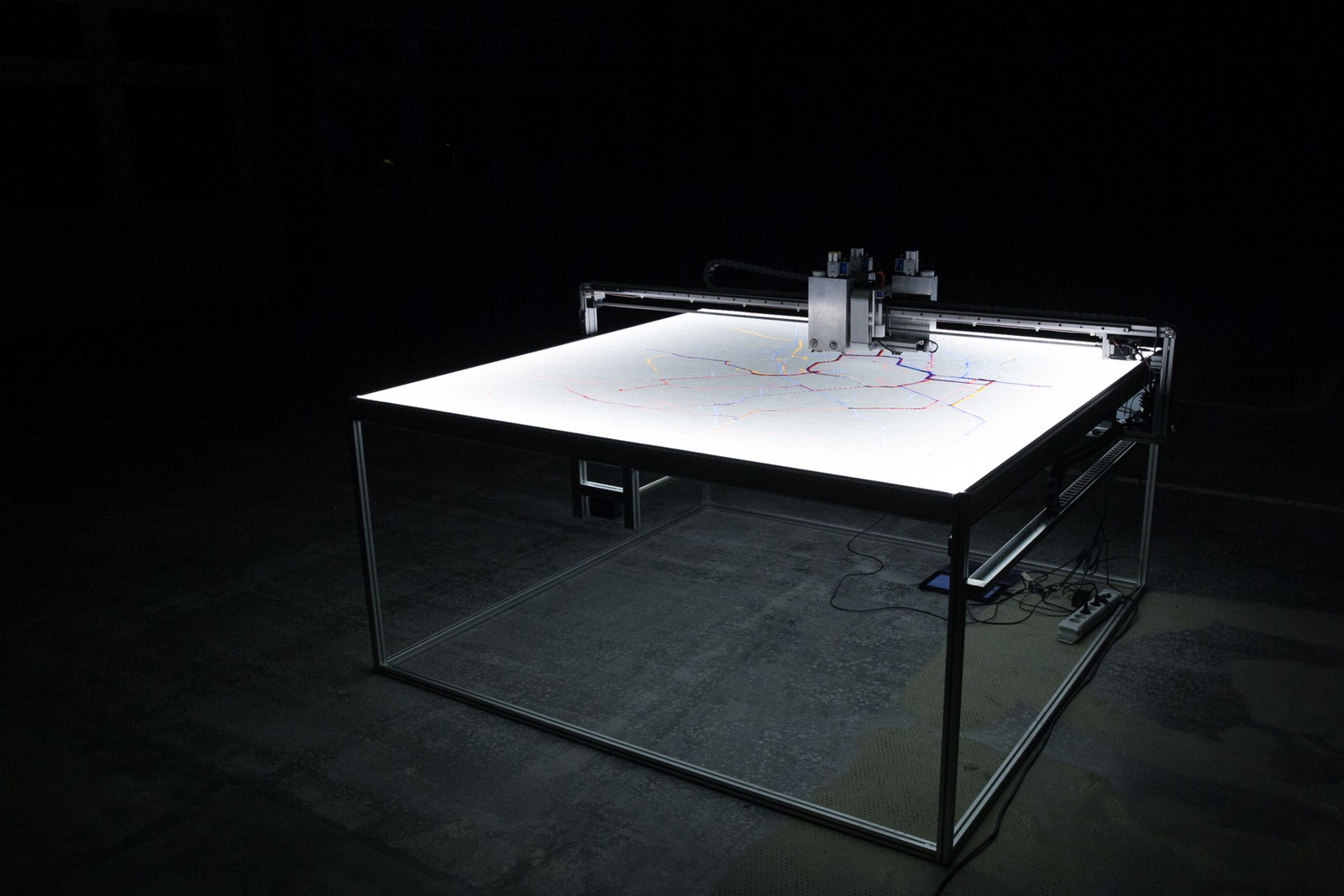 2 by 2 meter installation