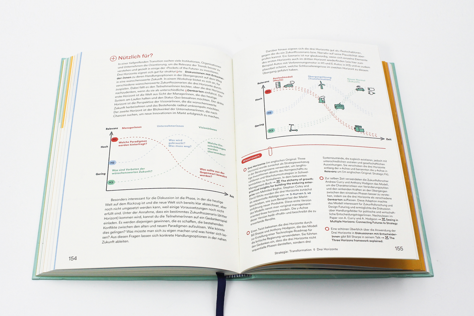 Book Zukünfte gestalten, Three Horizons